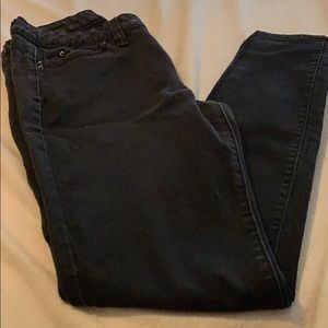 Black Mid Rise Jeans